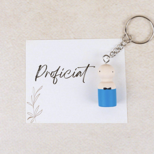 Sleutelhanger: Proficiat