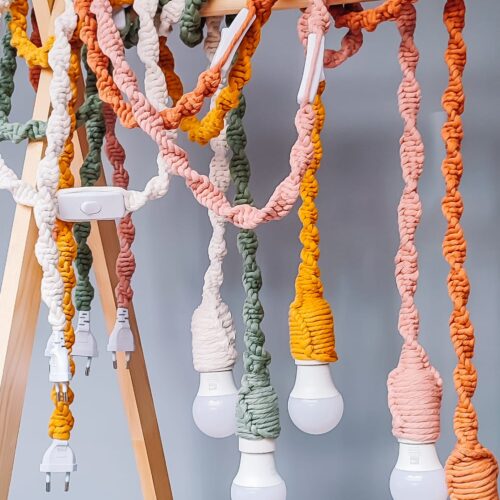 DIY pakket - macramé hanglamp