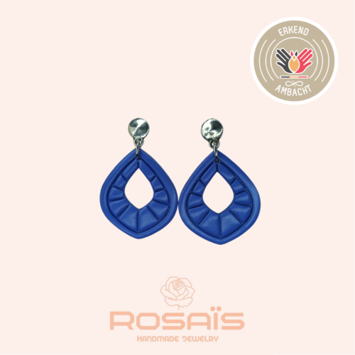 Oorring GABY - COBALT BLUE