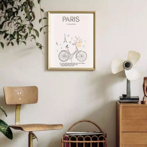 Geschilderde poster - "Paris"