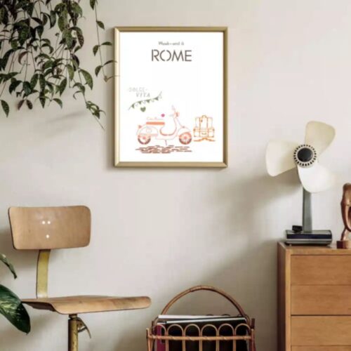 Geschilderde poster - "Rome"