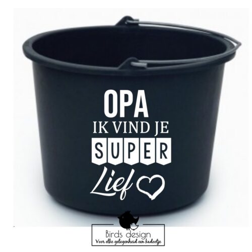 Emmer opa ik vind je super lief