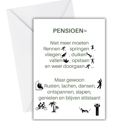 Pensioenkaartje Rennen