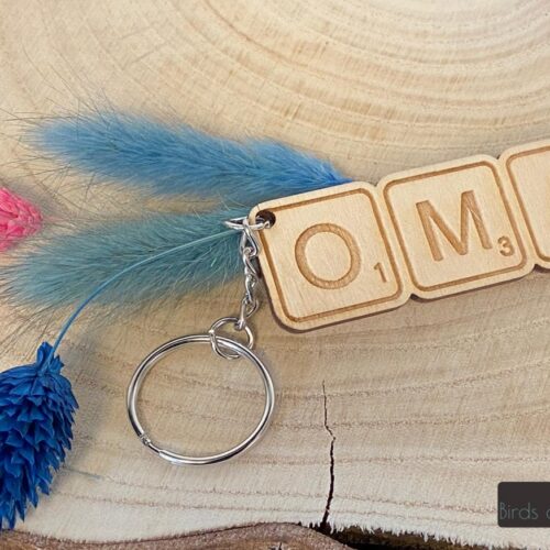 Sleutelhanger Oma scrabble