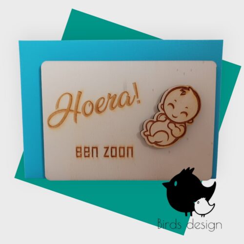 Kaart Hoera een Zoon