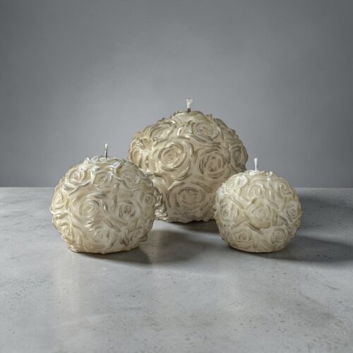 Set Decoratieve Rozenkaarsen met Gouden Afwerking – Small, Medium en Large
