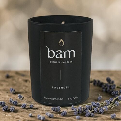 Lavendel Geurkaars Mini – Black Collection Small