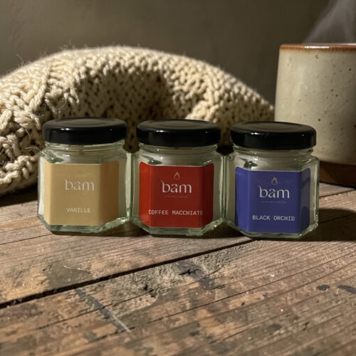 Giftset SWEET – Mini Geurkaarsen Trio cadeauset