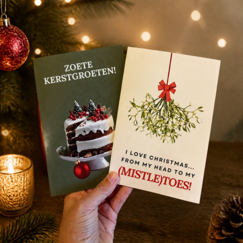 Pakketje van 6 Kerstkaartjes