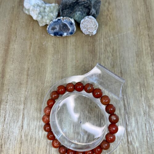 Armband rode jasper 8mm
